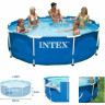 Каркасный бассейн INTEX Metal Frame 28200, 305×76 см